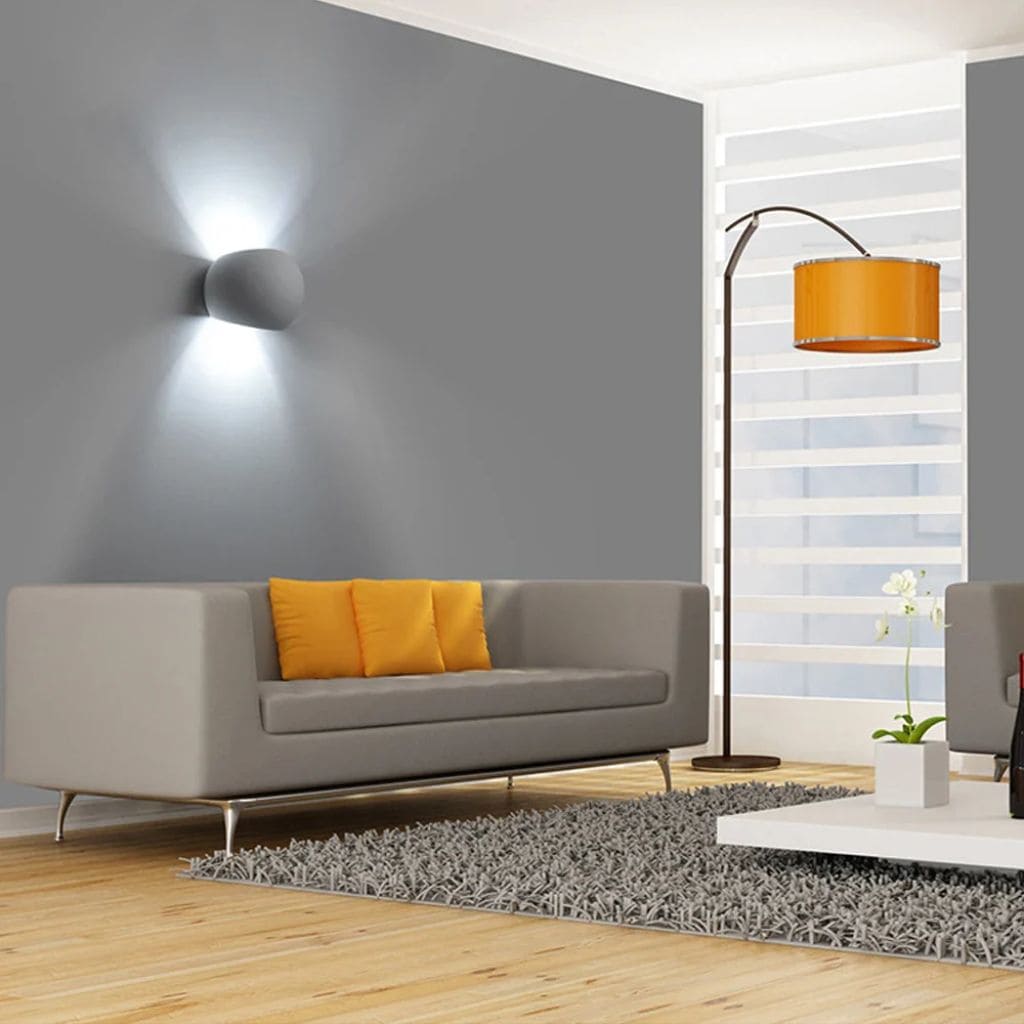 Applique Murale LED Moderne en Plâtre