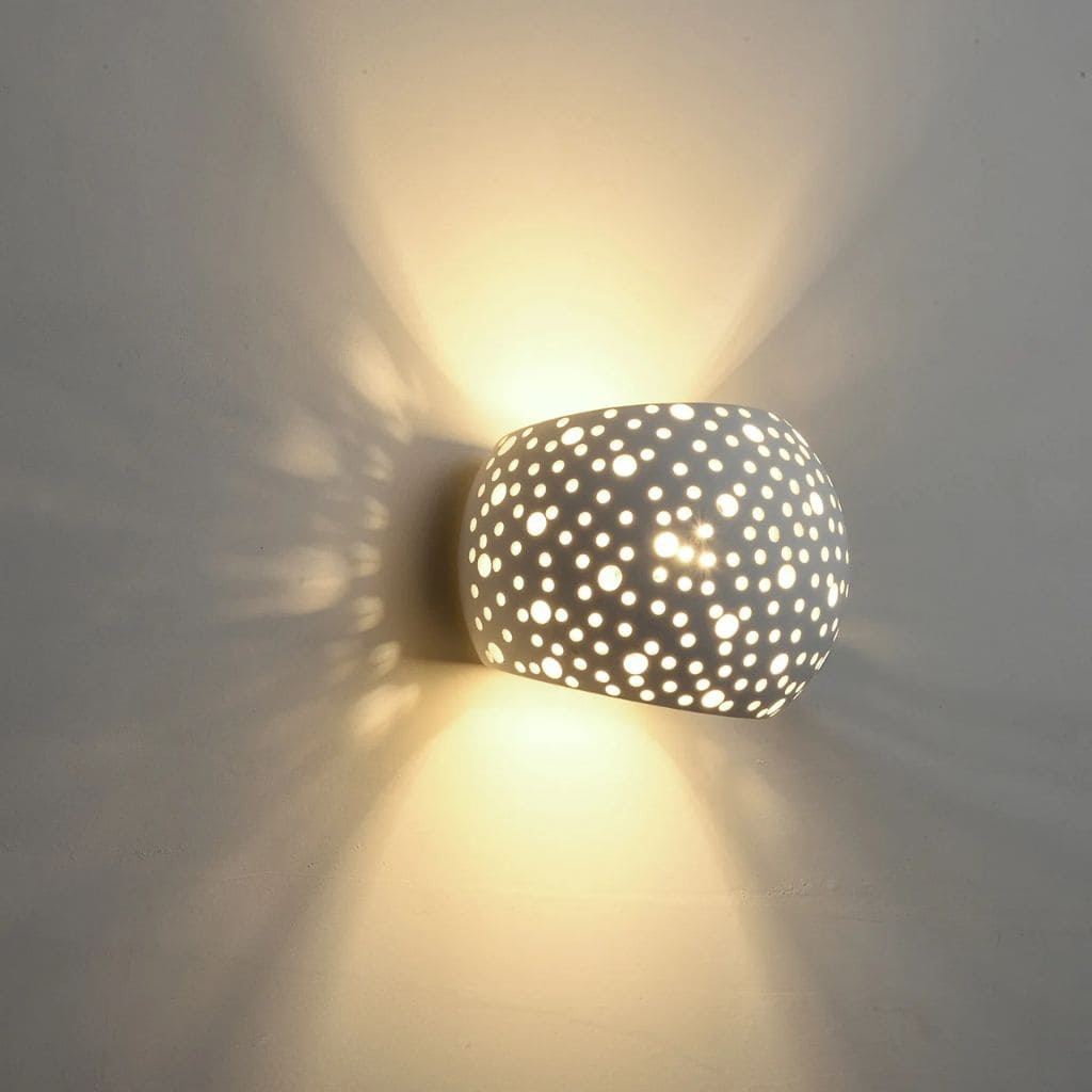Applique Murale LED Moderne en Plâtre
