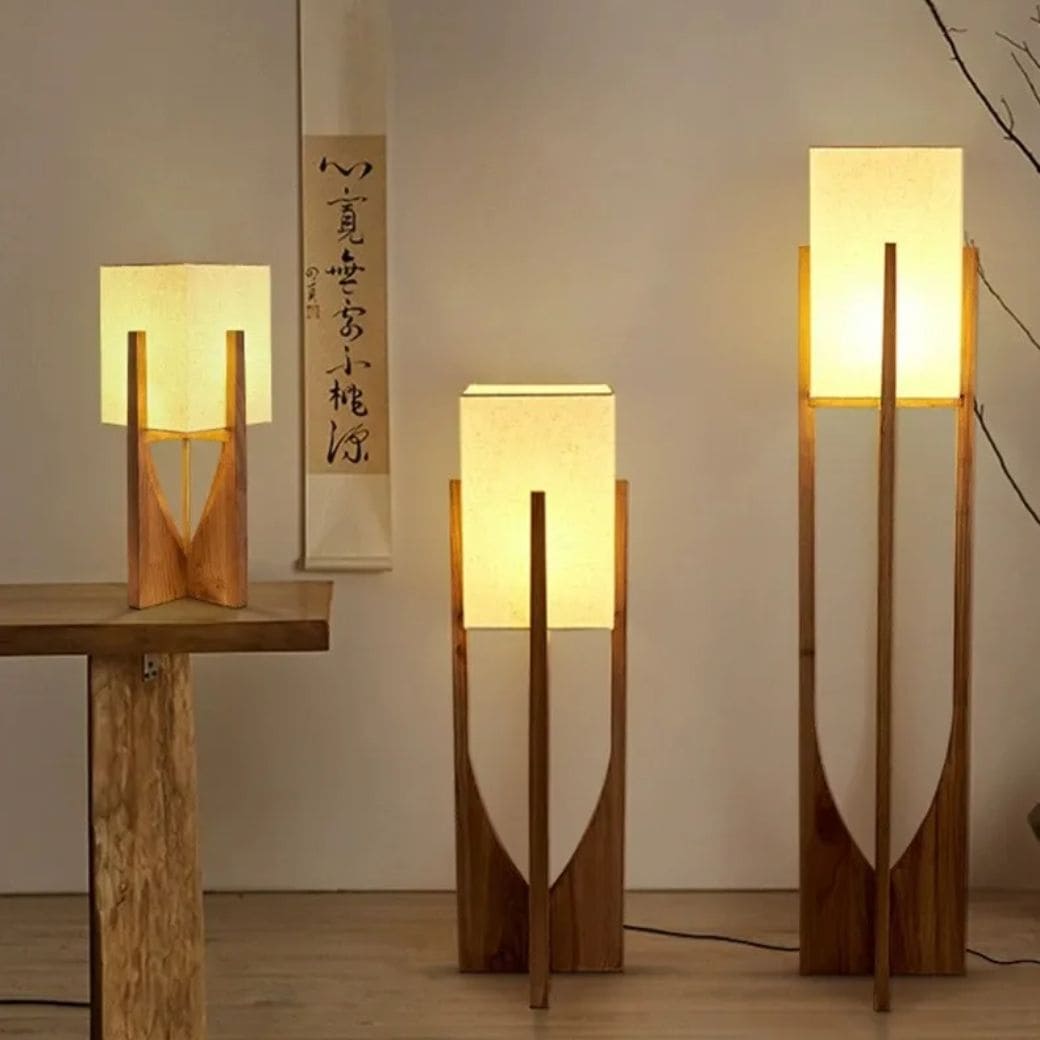 Lampadaire Style Japonais Vent Doux