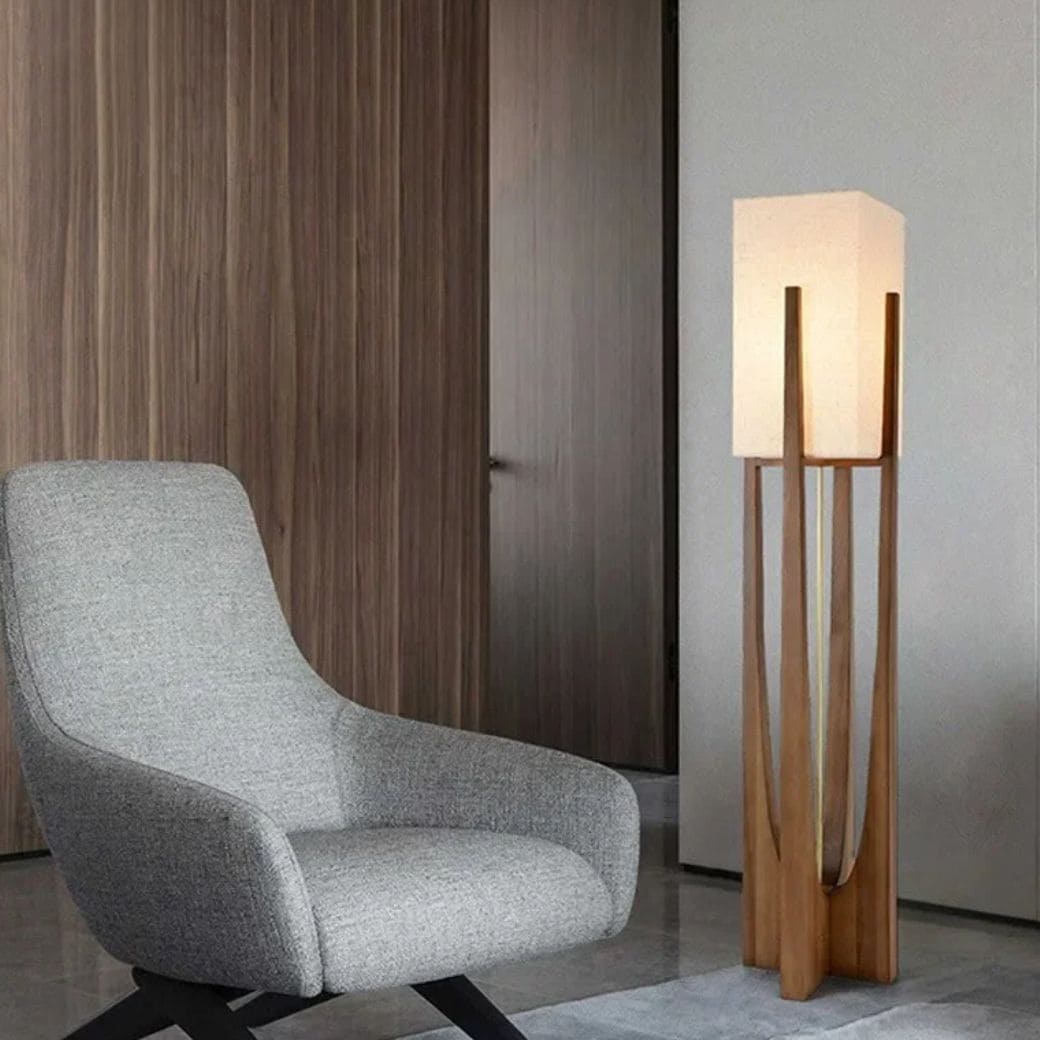 Lampadaire Style Japonais Vent Doux