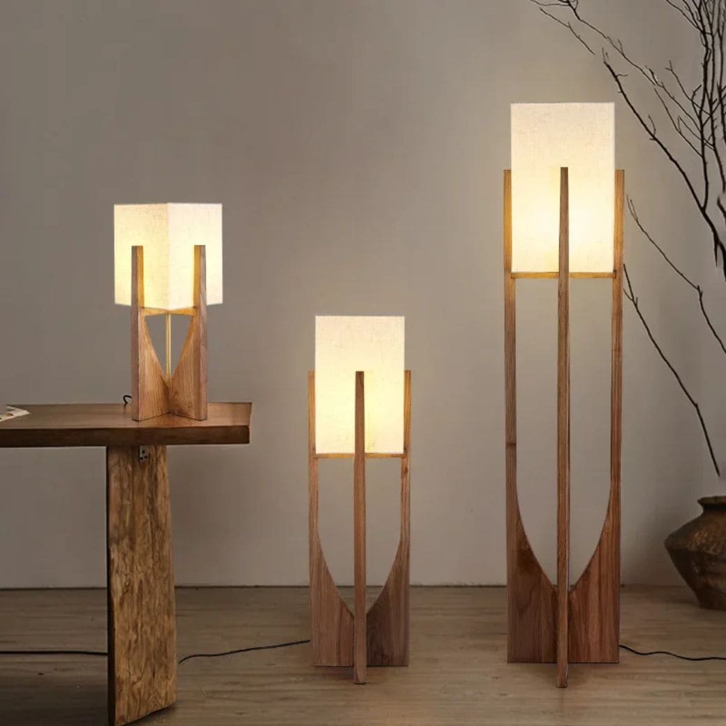 Lampadaire Style Japonais Vent Doux