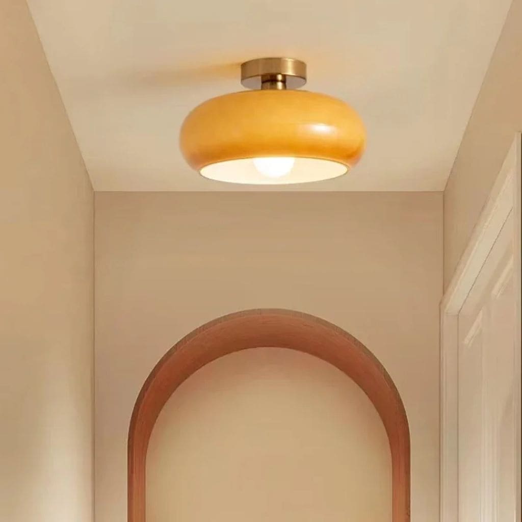 Luminaire Médiéval en Verre Nik