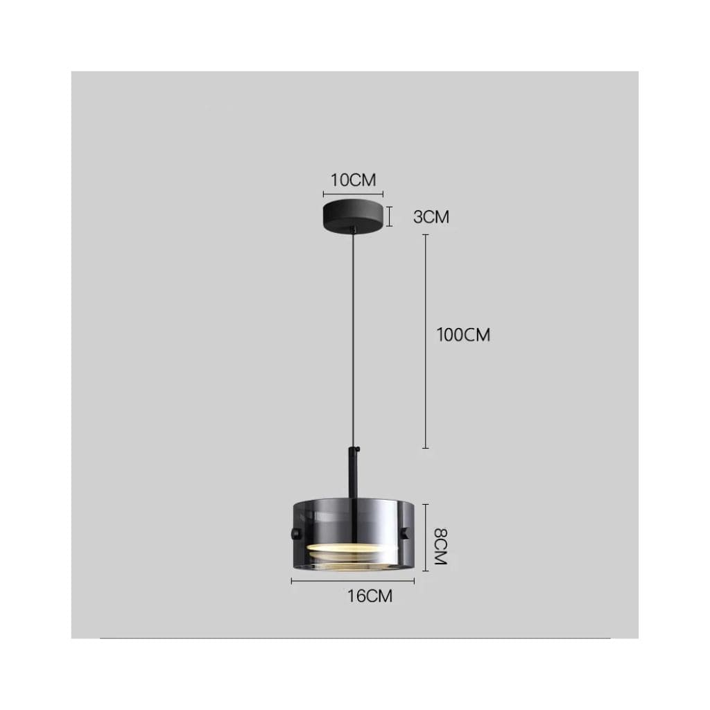 Lustre Suspendu Élegance Noire