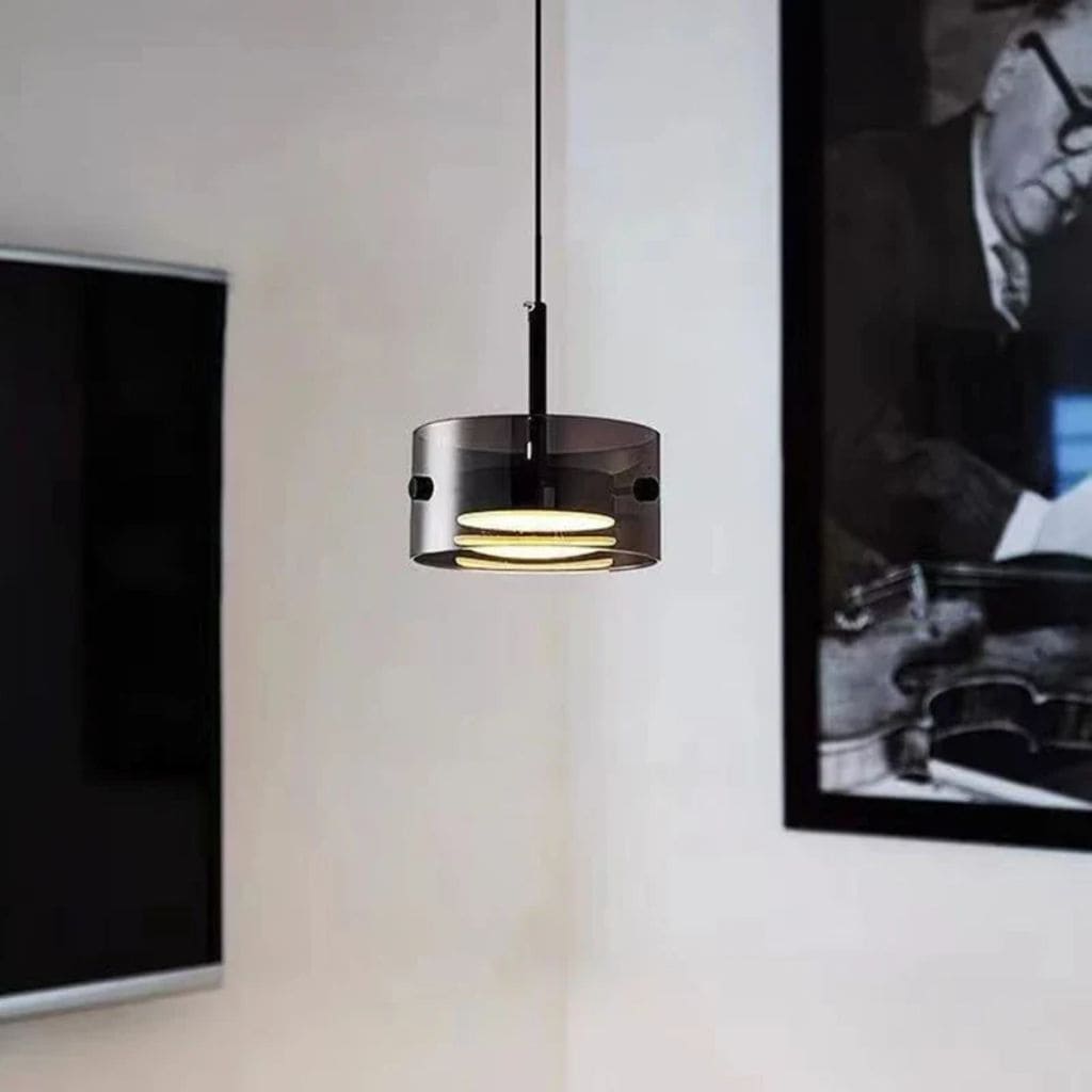 Lustre Suspendu Élegance Noire