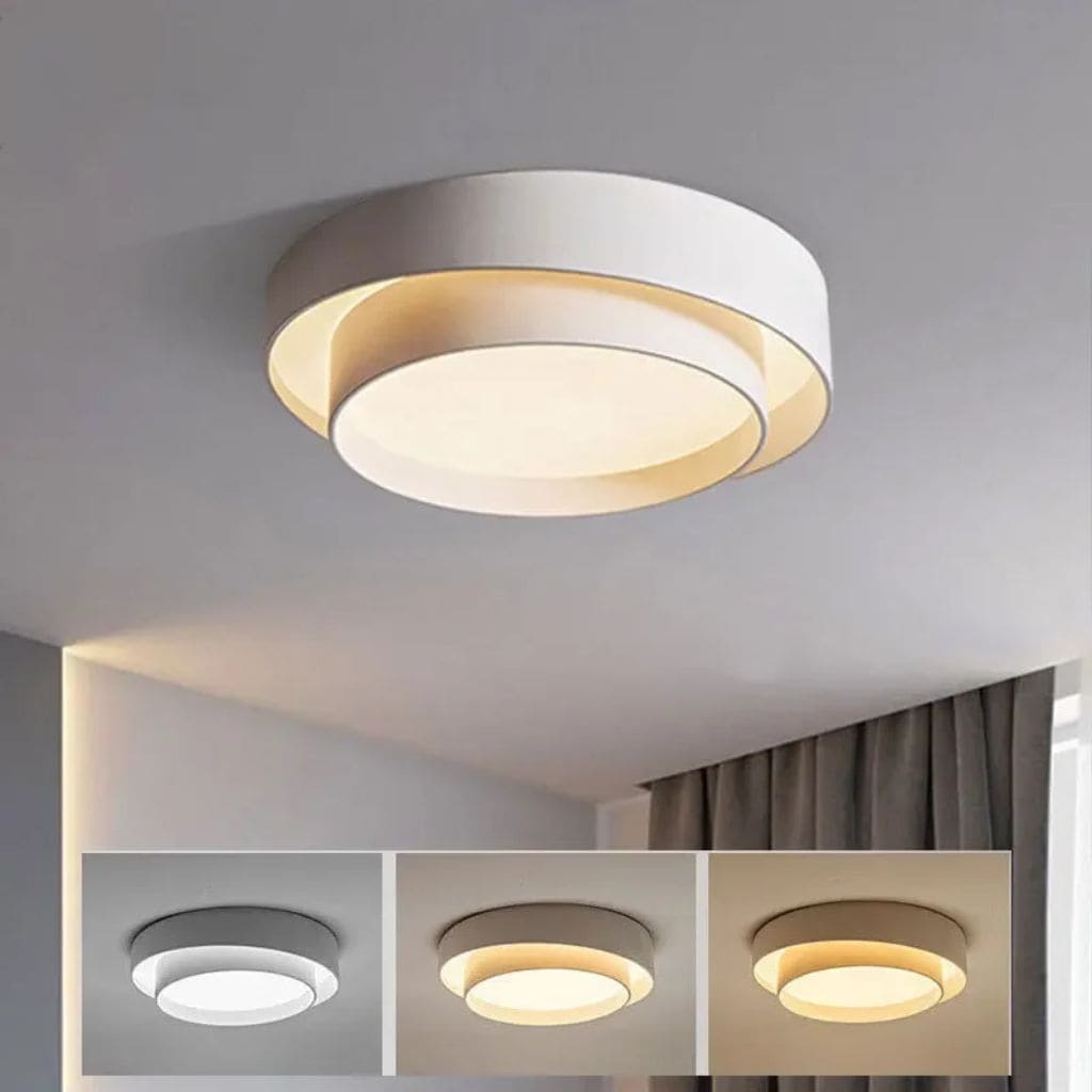 Plafonnier LED au Design Épuré
