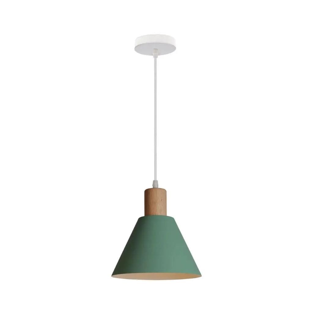 Suspension Industrielle en Bois et Fer