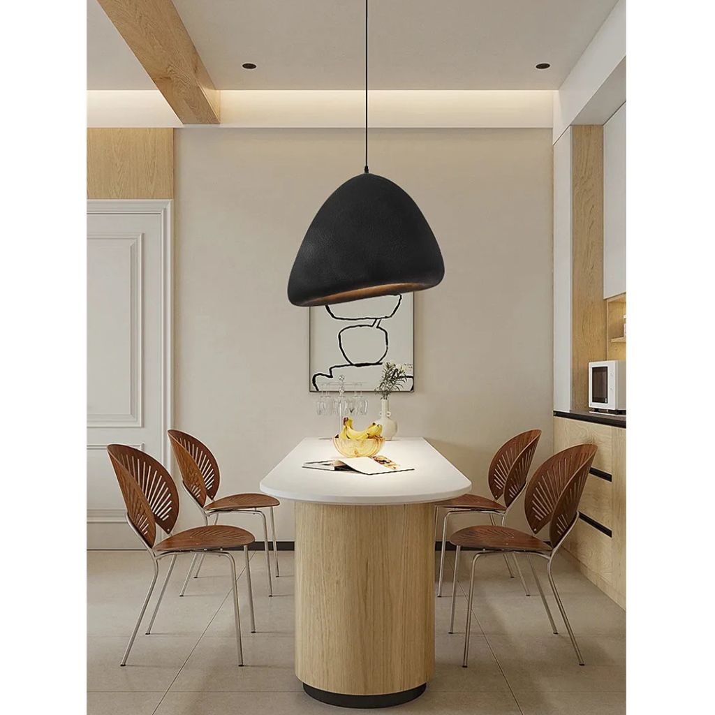 Suspension Luminaire  LED Japonaise Wabi Sabi Vent Moderne