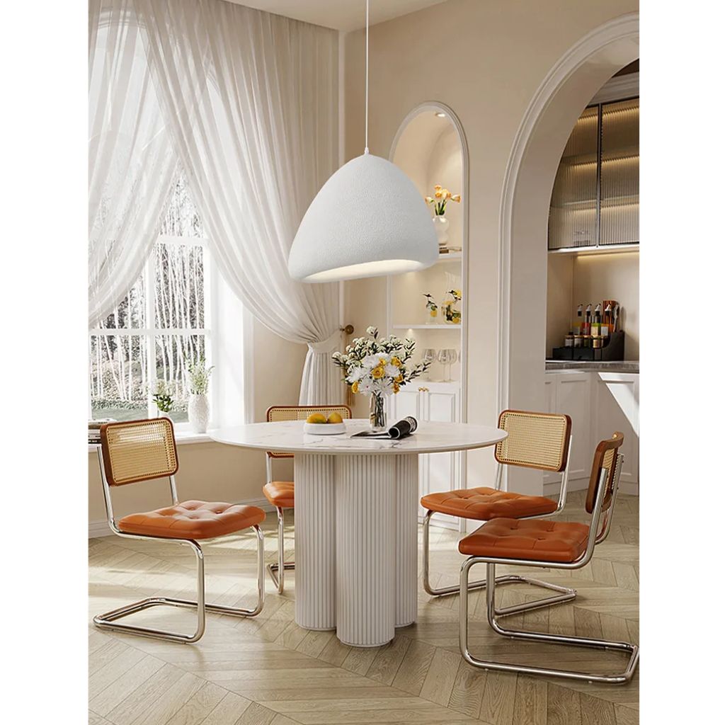 Suspension Luminaire  LED Japonaise Wabi Sabi Vent Moderne