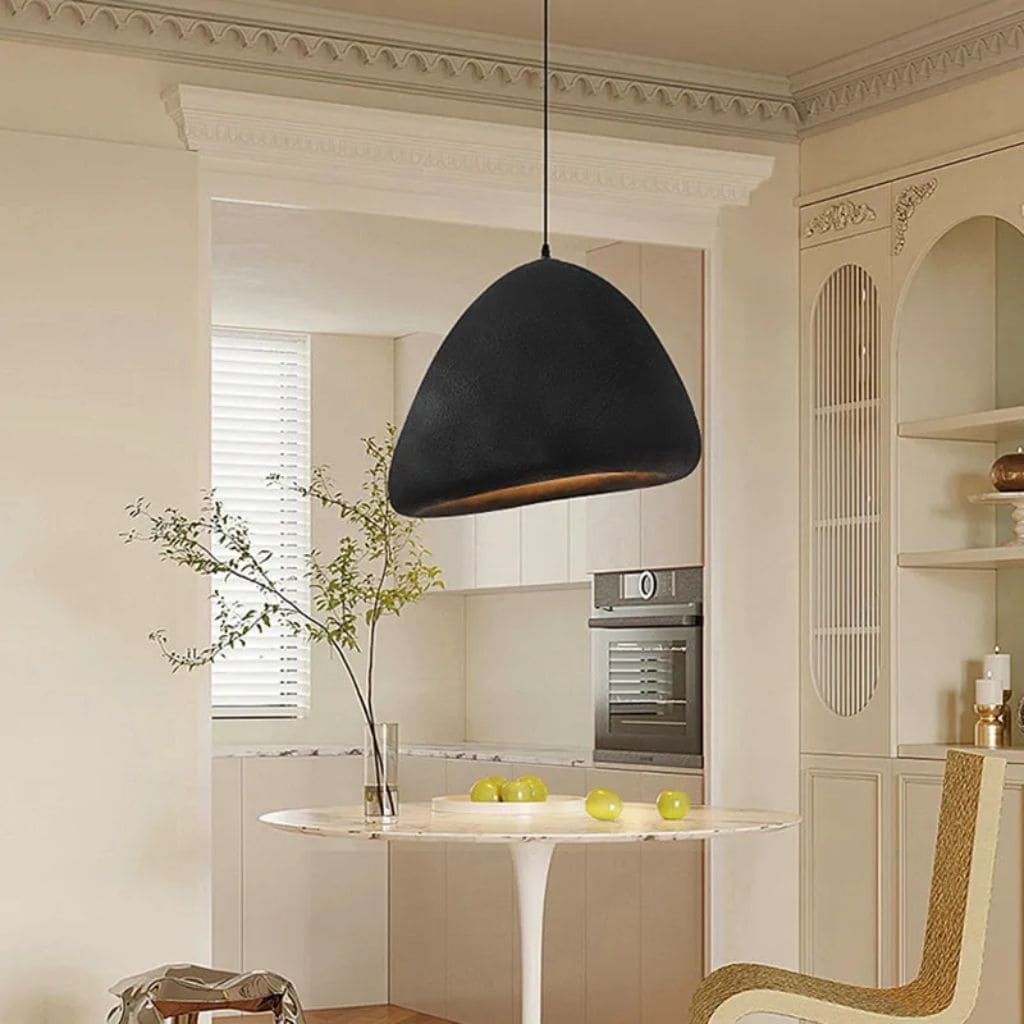 Suspension Luminaire  LED Japonaise Wabi Sabi Vent Moderne