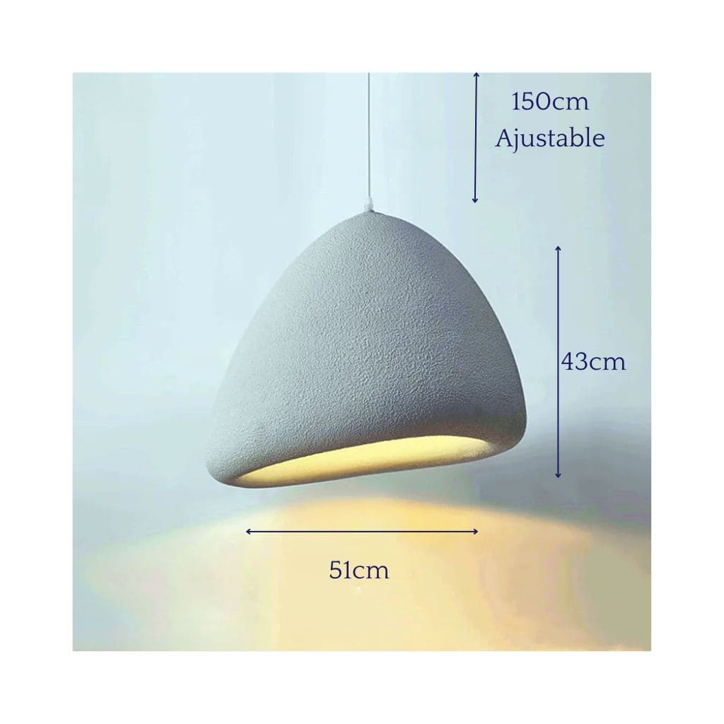 Suspension Luminaire  LED Japonaise Wabi Sabi Vent Moderne