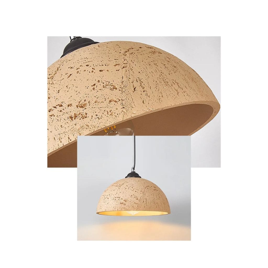 Suspension Luminaire LED Nordique de Style Simple Wabi Sabi