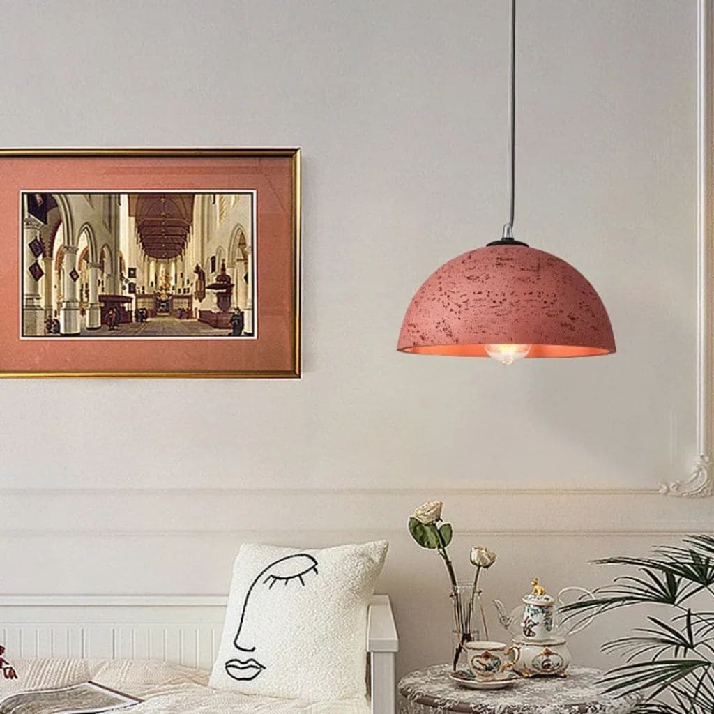 Suspension Luminaire LED Nordique de Style Simple Wabi Sabi