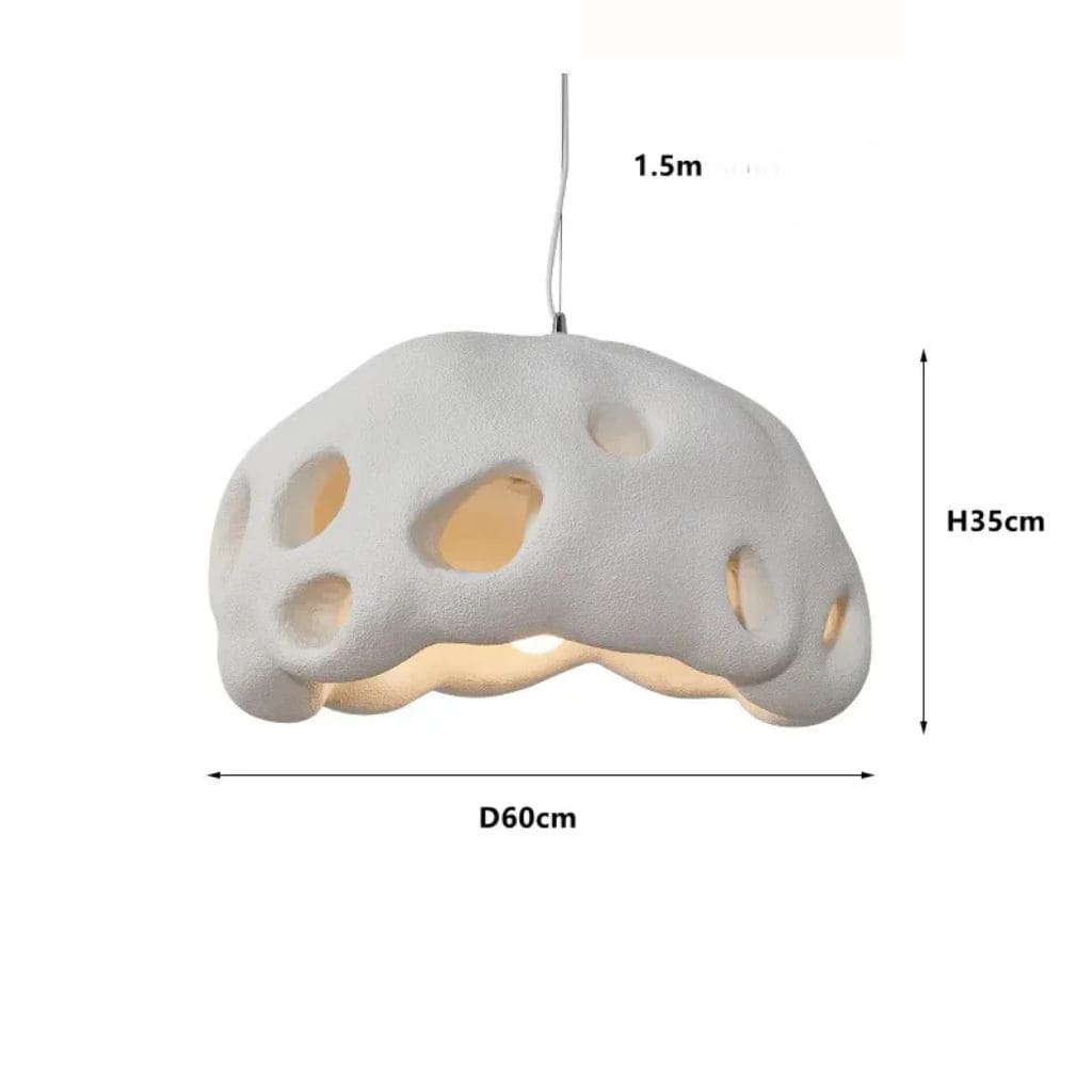 Suspension Luminaire LED au Style Rétro Wabi-Sabi