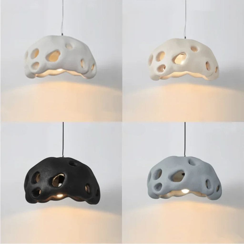 Suspension Luminaire LED au Style Rétro Wabi-Sabi