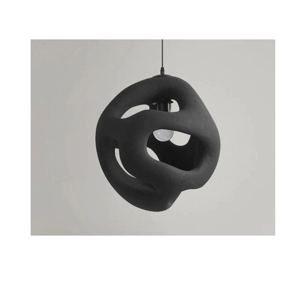 Suspension Lumineuse  au Style Wabi Sabi Artisanale
