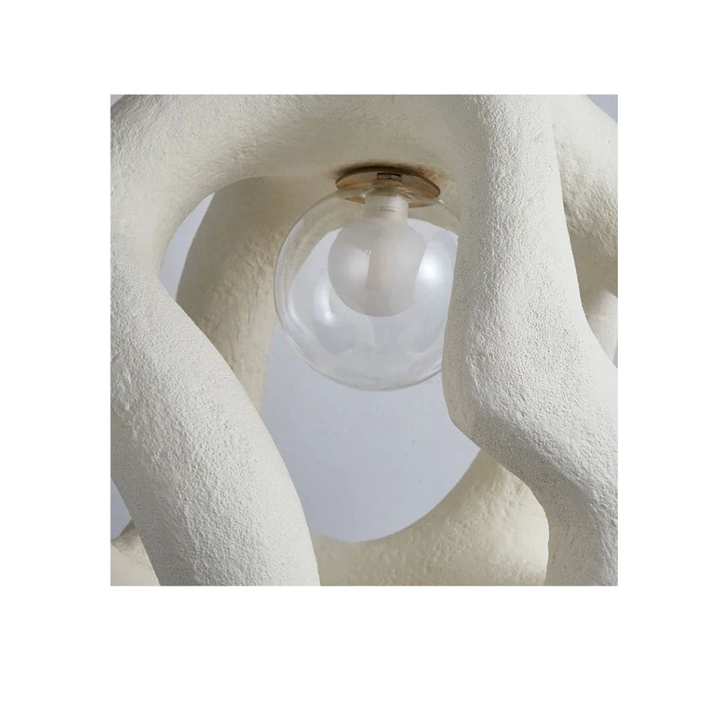 Suspension Lumineuse  au Style Wabi Sabi Artisanale