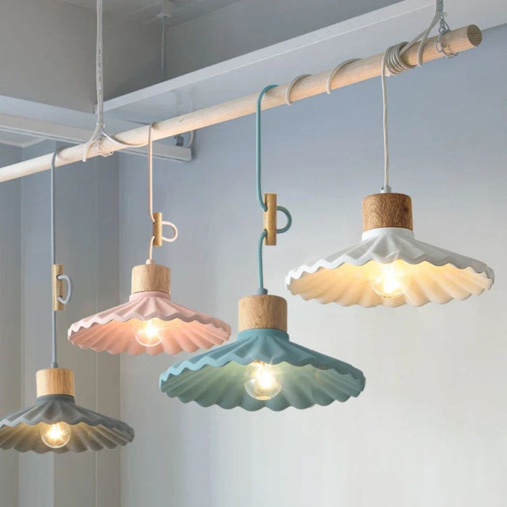 Suspension Luminaire  Nordique  Coloré